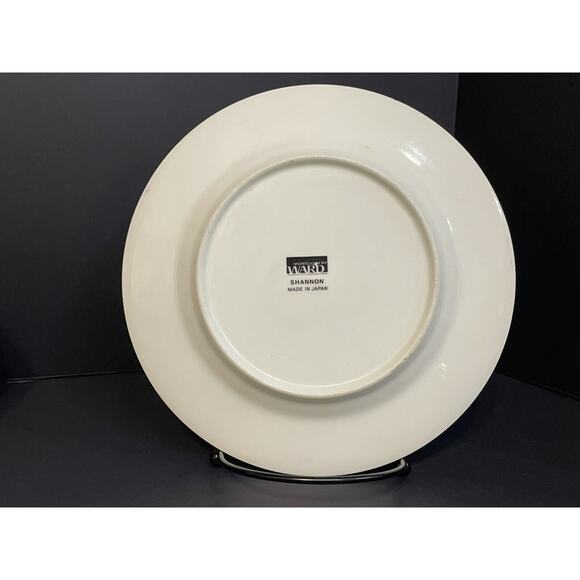Montgomery Ward Shannon Japan Fine China Salad Plates 7½″ Set of 7 White Silver - Picture 9 of 16